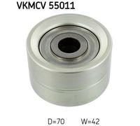 V-Ribbed Belt Deflection/Guide Pulley SKF VKMCV 55011 Fits MERCEDES-BENZ