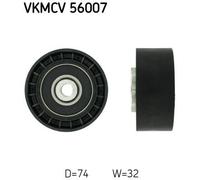 SKF Deflection/Guide Pulley VKMCV 56007 - V-ribbed Belt - Fits Scania