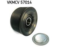 V-Ribbed Belt Deflection/Guide Pulley SKF VKMCV 57014 Fits DAF