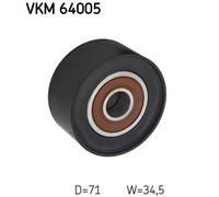 V-Ribbed Belt Deflection/Guide Pulley SKF VKM 64005 Fits Mazda 3 6 CX-7 Mazda5