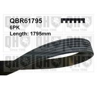 V-Ribbed Belt Fits Opel Renault Suzuki Vauxhall Volvo Quinton Hazell QBR61795