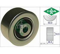 V-RIBBED BELT GUIDE PULLEY 532 0561 10 INA I