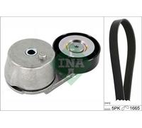 Drive Belt Kit fits VAUXHALL VIVA C16 1.0 15 to 19 Set INA 12638689 12656315 New