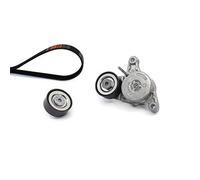 V-Ribbed Belt Set Fits Toyota Auris 1.6 2015-2018 Gates K015PK1385