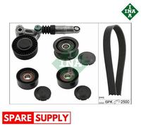 V-RIBBED BELT SET FOR AUDI A4 A4 ALLROAD A4 B8 AVANT A5 INA 529 0472 10 NEW