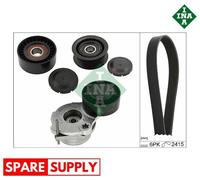 V-RIBBED BELT SET FOR AUDI A4 A4 ALLROAD A4 B8 AVANT A5 INA 529 0484 10 NEW