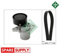 V-RIBBED BELT SET FOR AUDI A4 A5 A6 Q3 INA 529 0085 10