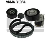 V-Ribbed Belt Set for AUDI A4 SKF VKMA 31084