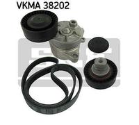 V-Ribbed Belt Set for BMW E34 SKF VKMA 38202