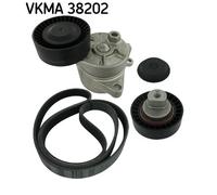 V-Ribbed Belt Set for BMW E36 SKF VKMA 38202