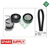 V-RIBBED BELT SET FOR BMW E81 E87 E88 E82 E46 E90 E91 E60 E84 INA 529 0044 10