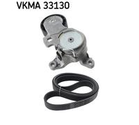 V-RIBBED BELT SET FOR CITROËN C4 C5 C8 DISPATCH SKF VKMA 33130