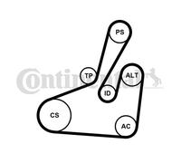 V-Ribbed Belt Set for CITROËN C5 C8 DISPATCH EVASION CONTINENTAL CTAM 6PK1710K2