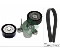 V-RIBBED BELT SET FOR FORD B-MAX C-MAX ECOSPORT FIESTA INA 529 0338 10