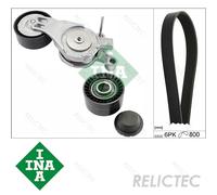 V-Ribbed Belt Set for Ford Citroen Peugeot Volvo Mazda:FIESTA VI 6,FOCUS II 2