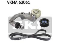 V-Ribbed Belt Set for HONDA CIVIC SKF VKMA 63061