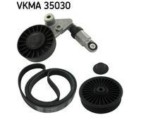 V-RIBBED BELT SET FOR OPEL ASTRA CLASSIC G ASTRA G ZAFIRA A SKF VKMA 35030