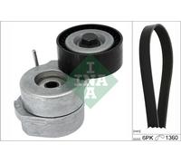 V-RIBBED BELT SET FOR OPEL ASTRA J CORSA D CORSA E INA 529 0293 10