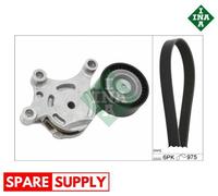 V-RIBBED BELT SET FOR PEUGEOT 1007 2008 206 206+ INA 529 0261 10