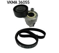 V-RIBBED BELT SET FOR RENAULT CAPTUR CLIO DOKKER DUSTER SKF VKMA 36055