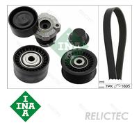 V-Ribbed Belt Set for Renault Dacia Nissan:Clio IV 4,MEGANE III 3,CAPTUR,LOGAN