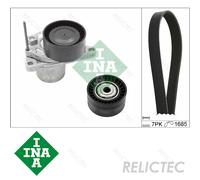 V-Ribbed Belt Set for Renault Nissan Vauxhall Opel MB:TRAFIC III 3,VIVARO,VITO