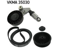 V-Ribbed Belt Set for VAUXHALL ASTRA ASTRAVAN ZAFIRA A SKF VKMA 35030