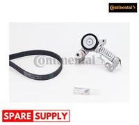 Multi-ribbed V-belt kit incl. tensioner pulley 6PK1180K4 CONTINENTAL CTAM