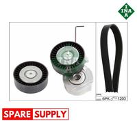 V-RIBBED BELT SET FOR VOLVO S60 S80 V60 V70 INA 529 0320 10