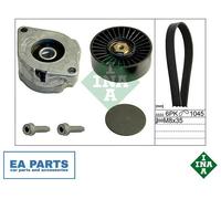 INA 529 0102 10 V-Ribbed Belt Set