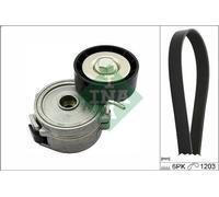 V-ribbed Belt Set INA 529 0357 10 for CITROEN C6 (TD_) 2.2 2006-2012