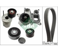 INA Water Pump + V-Ribbed Belt Kit 529 0369 30