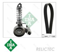 V-Ribbed Belt Set Opel Vauxhall Chevrolet:CORSA D,ASTRA H,G,C,Mk III 3 1340641