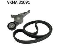 SKF VKMA 31091 V-Ribbed Belt Set