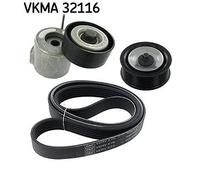 V-Ribbed Belt Set SKF VKMA 32116 Fits Alfa Romeo Chrysler Fiat Lancia Bravo