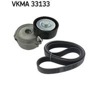 V-Ribbed Belt Set SKF VKMA 33133 Fits Citroen Fiat Lancia Peugeot 407 508 607