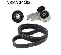 SKF VKMA 34102 V-Ribbed Belt Set