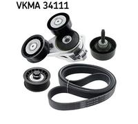 SKF VKMA 34111 V-Ribbed Belt Set