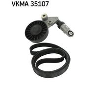 V-Ribbed Belt Set SKF VKMA 35107 Fits Opel Saab Vauxhall 9-3 9-5 Frontera Omega