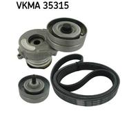 V-Ribbed Belt Set SKF VKMA 35315 Fits Opel Vauxhall Astra Astravan Combo Combo