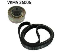 V-Ribbed Belt Set SKF VKMA 36006 Fits Renault Espace Laguna Megane 6 Ribs