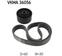 V-Ribbed Belt Set SKF VKMA 36056 Fits Renault Clio Modus / Grand Modus Twingo