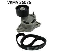 V-Ribbed Belt Set SKF VKMA 36076 Fits Renault Master 7 Ribs