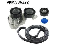 V-Ribbed Belt Set SKF VKMA 36222 Fits Volvo S60 S80 V70 XC70 XC90 6 Ribs