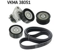 SKF VKMA 38051 V-Ribbed Belt Set