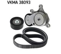 V-Ribbed Belt Set SKF VKMA 38093 Fits Mercedes-Benz A-Class B-Class CLA GLA