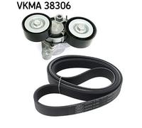 V-Ribbed Belt Set SKF VKMA 38306 Fits BMW 1 Series 2 Series 3 Series 4 Series 5