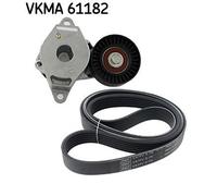 V-Ribbed Belt Set SKF VKMA 61182 Fits Daihatsu Toyota Auris Charade Corolla