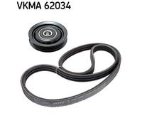 V-Ribbed Belt Set SKF VKMA 62034 Fits Nissan Micra Micra C+C Note 3 Ribs