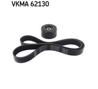 SKF V-Ribbed Belt Set VKMA 62130 - 7-rib - Fits Nissan Juke, Sunny, Tiida, Almera, Latio, Sentra